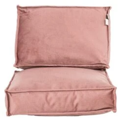 2L Home & Garden Loungekussenset Velvet Oude Roze - 2 Delig -Madison Verkoopwinkel 1000098800 0102