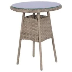 VidaXL 3-delige Bistroset Met Kussens Poly Rattan Bruin -Madison Verkoopwinkel 1070bc6db7a14d589025d949eb96b752