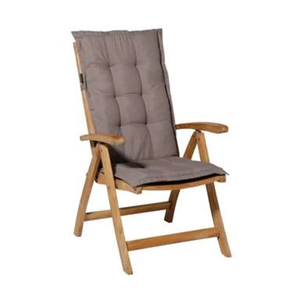 Madison Tuinstoelkussen Lage Rug Panama Taupe 2 Madison Tuinstoelkussen Lage Rug Panama Taupe - Afbeelding 2