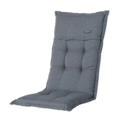 Madison Tuinstoelkussen Lage Rug Rib Grijs