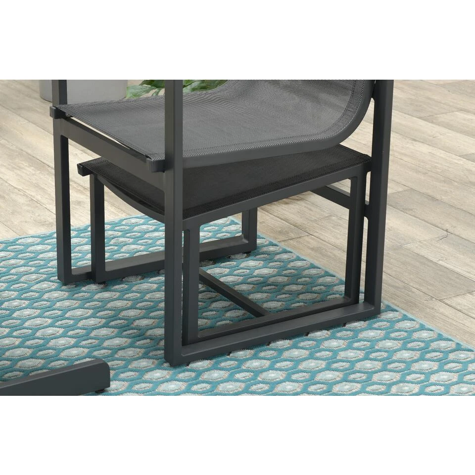 Garden Impressions Nava Balkonset 5-delig - Donker Grijs 3 Garden Impressions Nava Balkonset 5-delig - Donker Grijs - Afbeelding 3