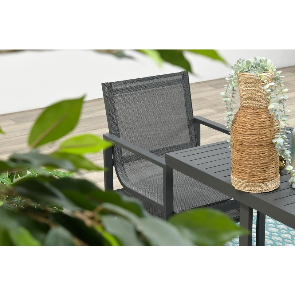 Garden Impressions Nava Balkonset 5-delig - Donker Grijs 4 Garden Impressions Nava Balkonset 5-delig - Donker Grijs - Afbeelding 4