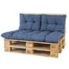 Madison Palletkussen Florance Safier Blauw - 120 X 80cm