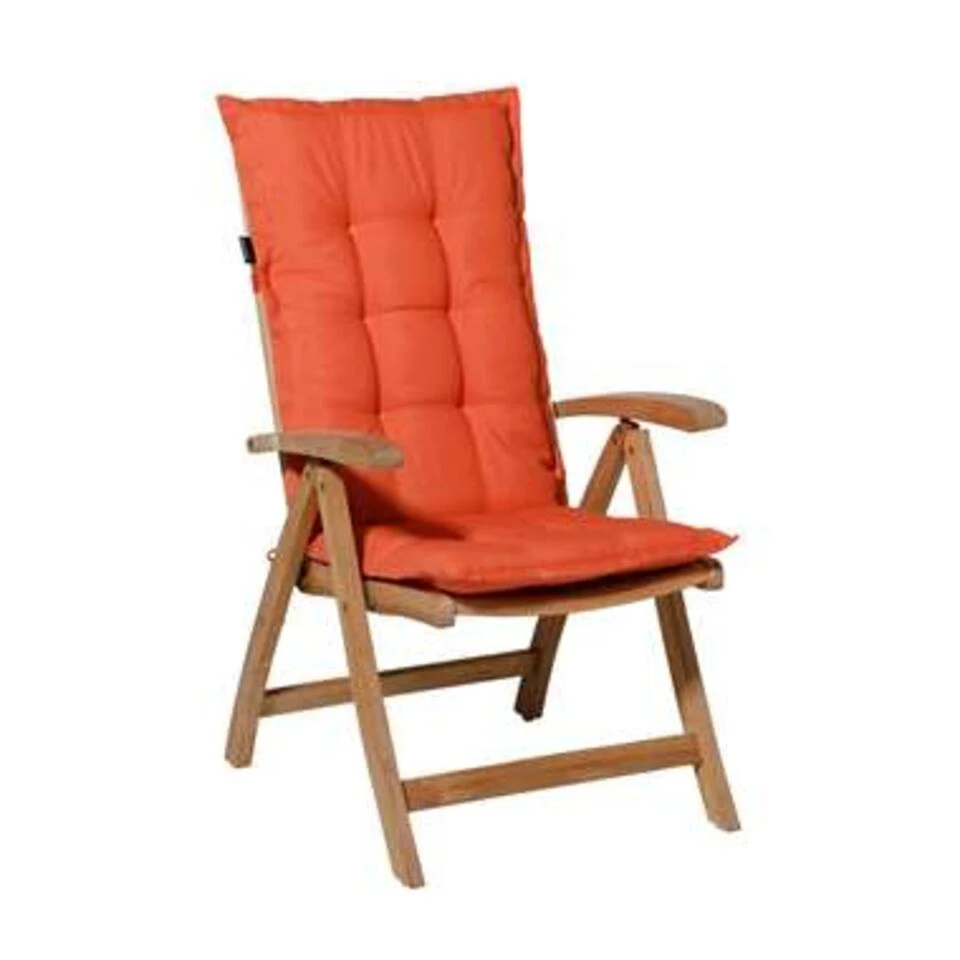 Madison Tuinstoelkussen Hoge Rug Panama Koraal Roze 2 Madison Tuinstoelkussen Hoge Rug Panama Koraal Roze - Afbeelding 2