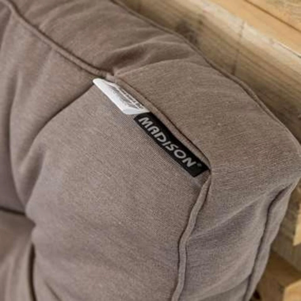 Madison Palletkussen Florance Taupe - 120 X 80cm 4 Madison Palletkussen Florance Taupe - 120 X 80cm - Afbeelding 4