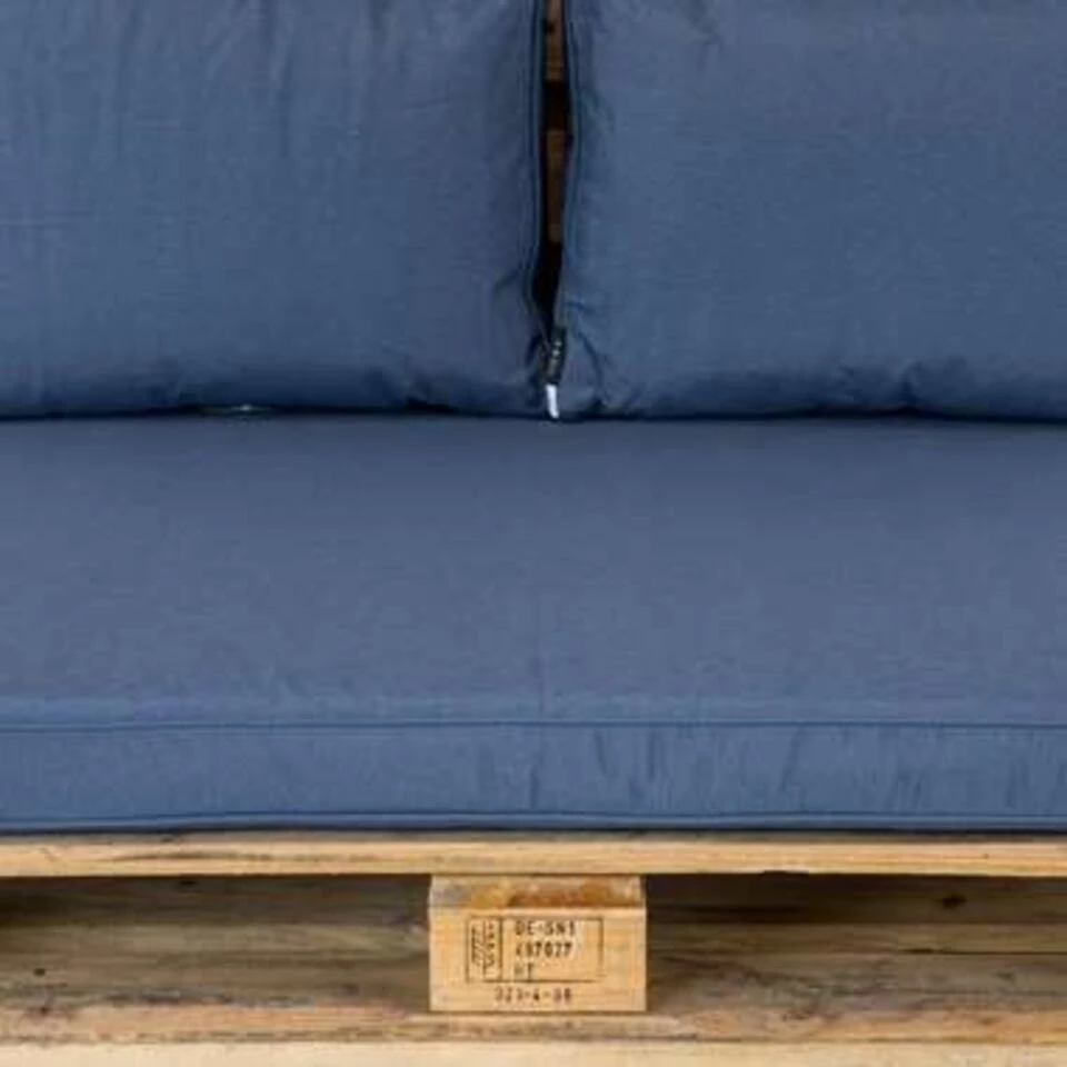 Madison Palletkussenset Lounge Blauw - 3 Delig 3 Madison Palletkussenset Lounge Blauw - 3 Delig - Afbeelding 3