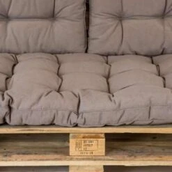 Madison Rugkussen Florance Taupe - 60 X 43cm -Madison Verkoopwinkel 1814149704 0103