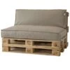 2L Home & Garden Rugkussen Metro Lounge Beige - 120 X 40cm