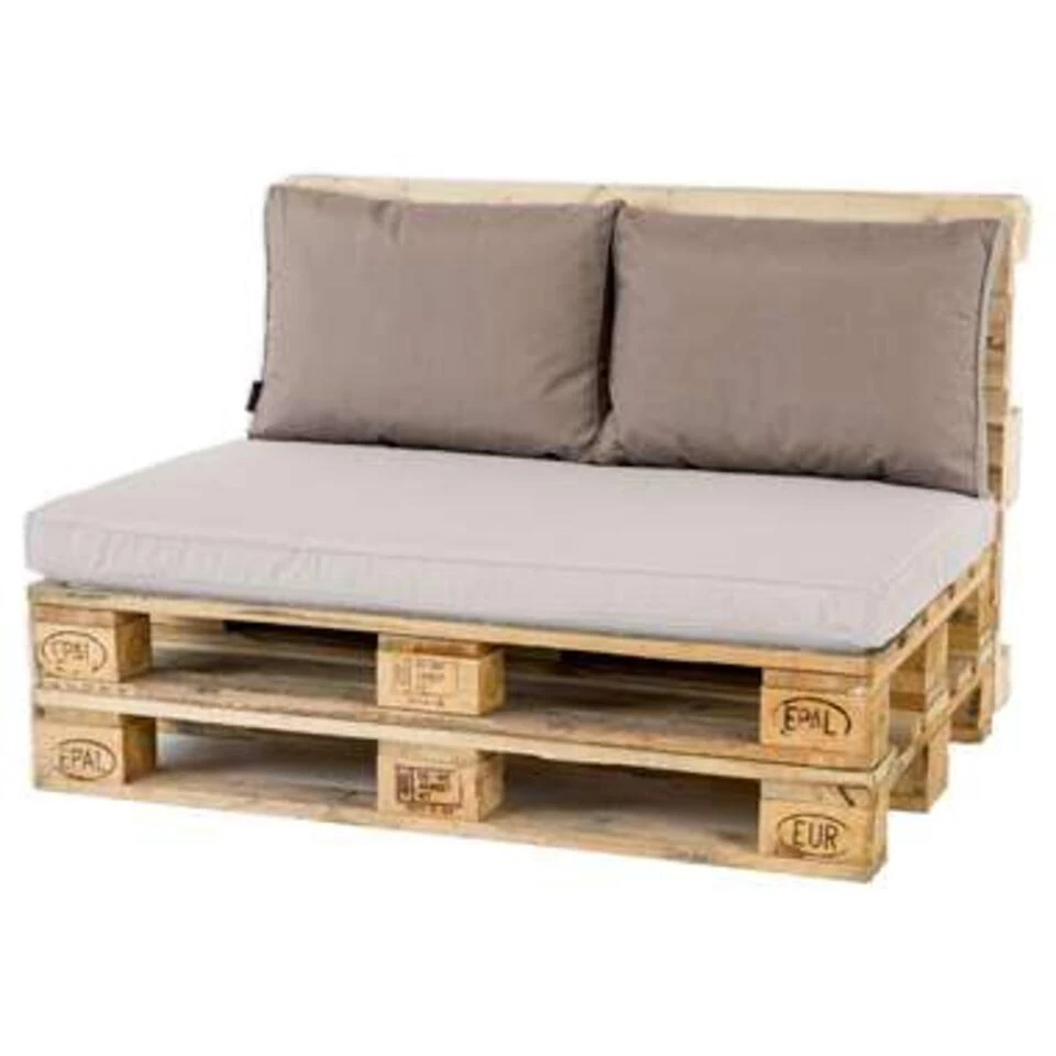 Madison Rugkussen Lounge Panama Taupe - 60 X 40cm 2 Madison Rugkussen Lounge Panama Taupe - 60 X 40cm - Afbeelding 2