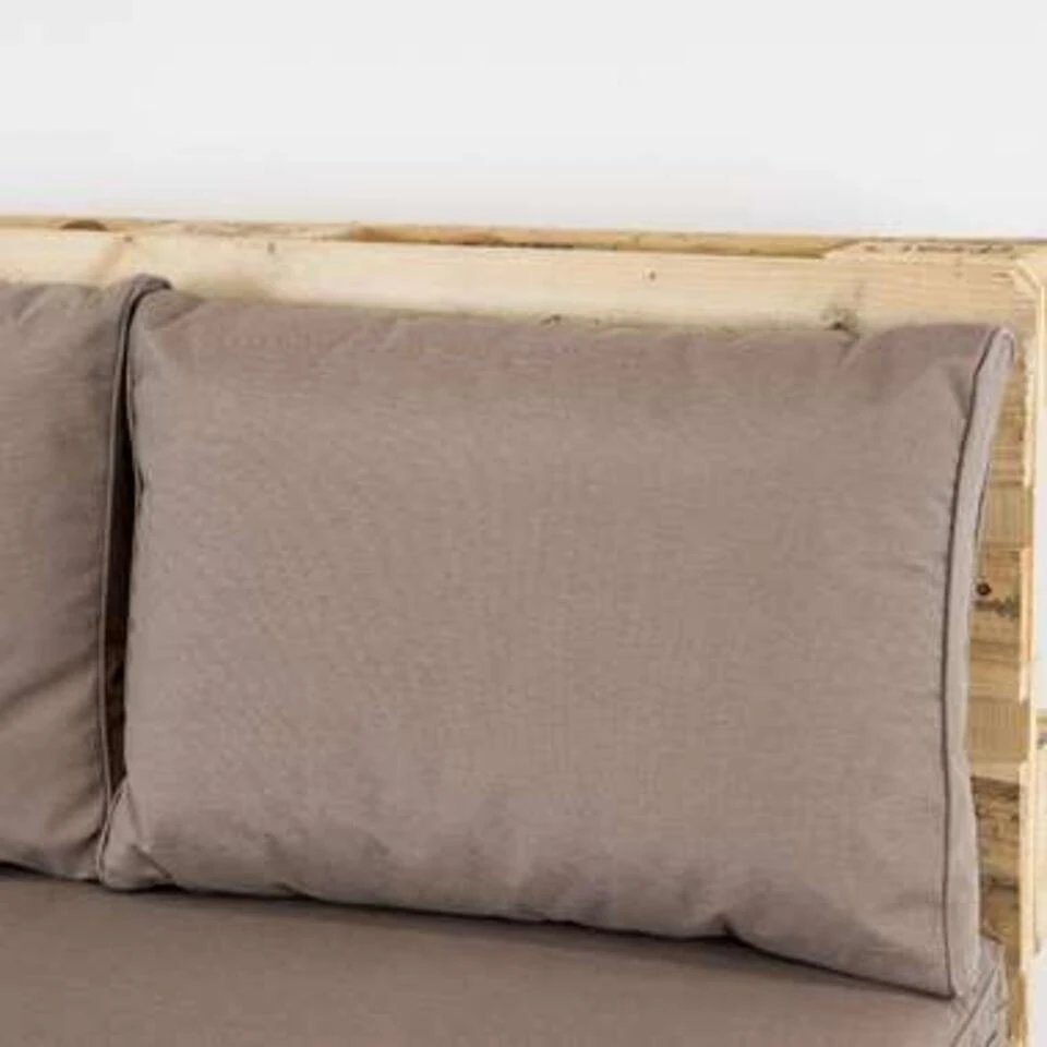 Madison Rugkussen Lounge Panama Taupe - 60 X 40cm 3 Madison Rugkussen Lounge Panama Taupe - 60 X 40cm - Afbeelding 3