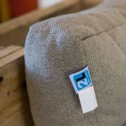 2L Home & Garden Rugkussen Metro Beige - 60 X 40cm -Madison Verkoopwinkel 1896585486 0102