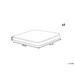 Beliani Zitkussen TERNI - Groen Polyester -Madison Verkoopwinkel 25cc2e1fad8f459caf99fa8f302527b5