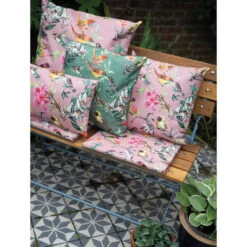 Anna's Collection Stoelkussen Bloem - Bruin/roze - 40 X 40 Cm -Madison Verkoopwinkel 45da8360ed484366b3832bb55f383aab