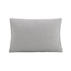 Le Sud Rugkussen Orleáns - Lichtgrijs - 60x43x12 Cm