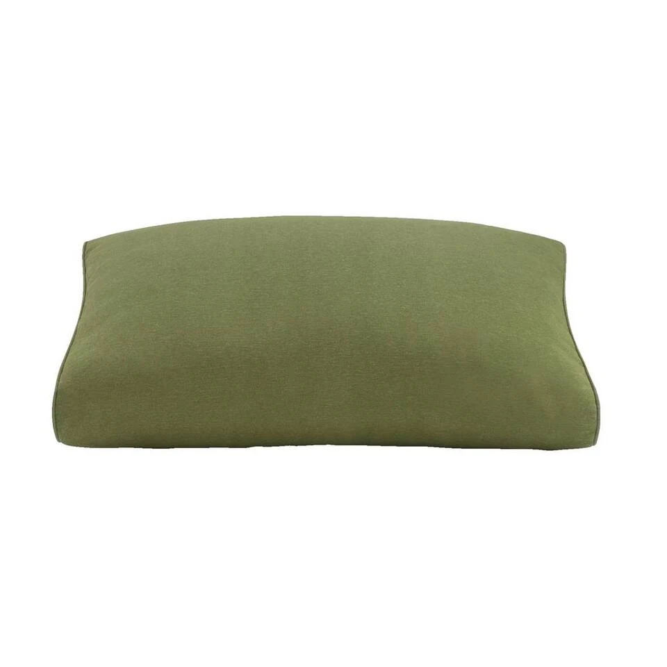 Le Sud Rug/zij Loungekussen Brest - Donkergroen - 60x43x12 Cm 2 Le Sud Rug/zij Loungekussen Brest - Donkergroen - 60x43x12 Cm - Afbeelding 2