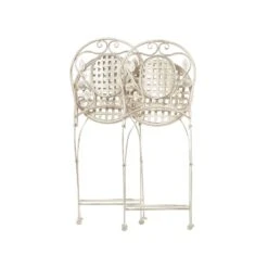 Beliani Tuinstoel BIVIO - Wit Ijzer -Madison Verkoopwinkel 8ebf2ea38180477389c5ae0a144400e0