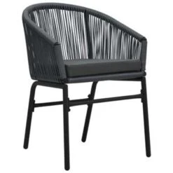 VidaXL 3-delige Bistroset Met Kussens PE-rattan Grijs -Madison Verkoopwinkel b1cc1c25bd624a70b43e5142758811a4