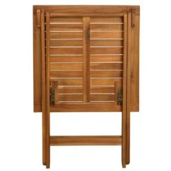 VidaXL 3-delige Bistroset Inklapbaar Met Kussens Massief Acaciahout -Madison Verkoopwinkel c8bb6b2851474887a43aa20b9a764d54