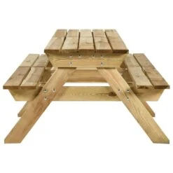 VidaXL Picknicktafel Met Banken 220x122x72 Cm Geïmpregneerd Grenenhout -Madison Verkoopwinkel c9383ccc1e134560b3356e4aca857d47