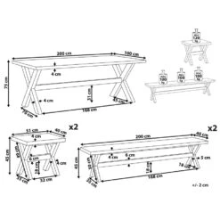 Beliani Tuintafelset OLBIA - Wit Vezelcement 6 Beliani Tuintafelset OLBIA - Wit Vezelcement -Madison Verkoopwinkel e82f84751cc54c9bb20ca2f76d416aa8