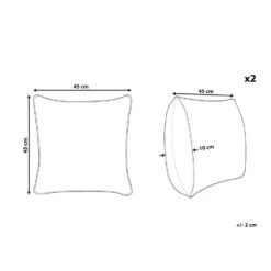 Beliani Buitenkussen POULIANA - Groen Polyester -Madison Verkoopwinkel ebc996c6af5a40cc8033f7cb2bc07e13 1